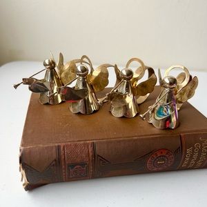 Brass Angel napkin holder
